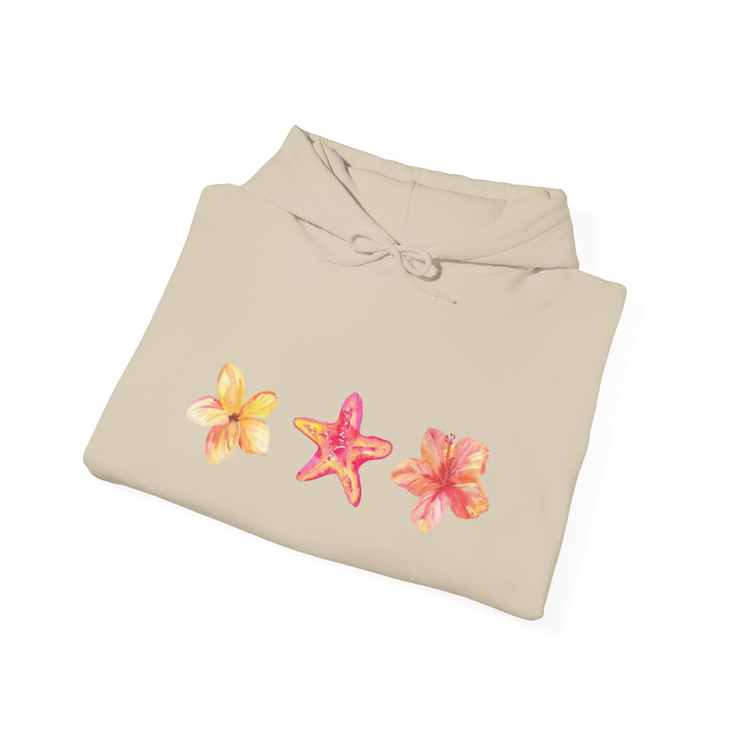 Sunkissed Hibiscus Flower Hoodie