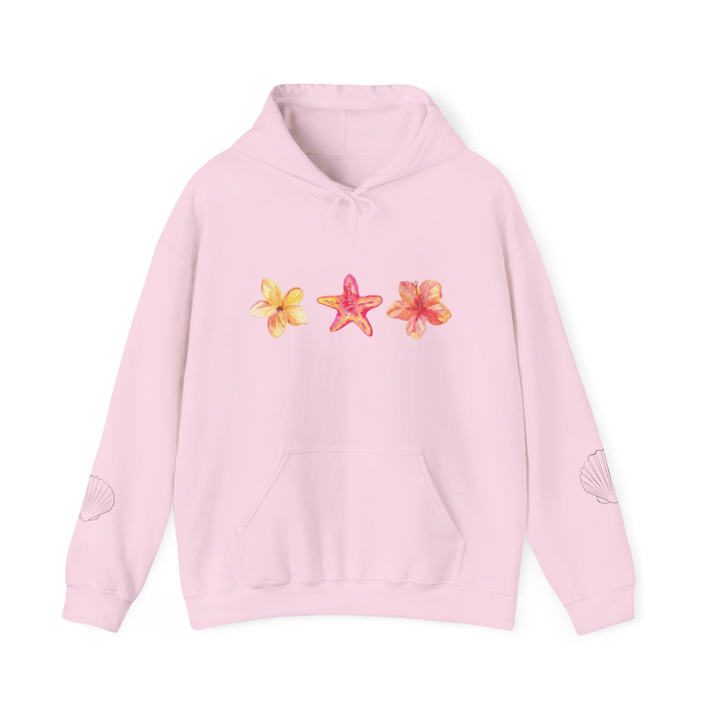 Sunkissed Hibiscus Flower Hoodie