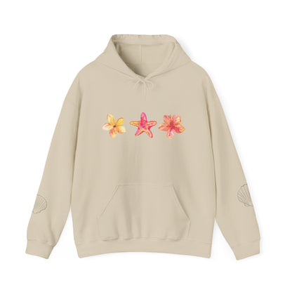 Sunkissed Hibiscus Flower Hoodie