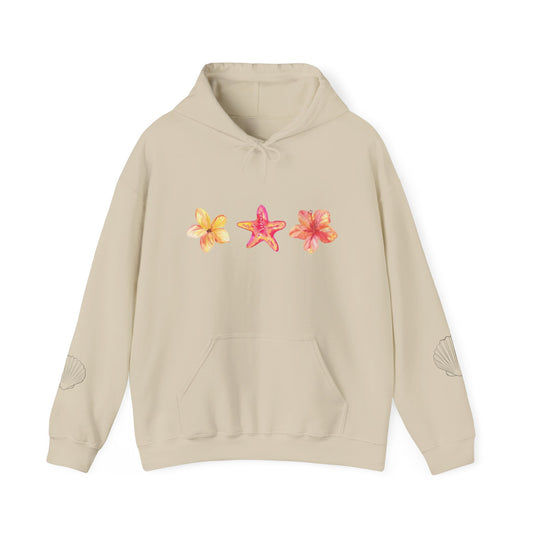 Sunkissed Hibiscus Flower Hoodie