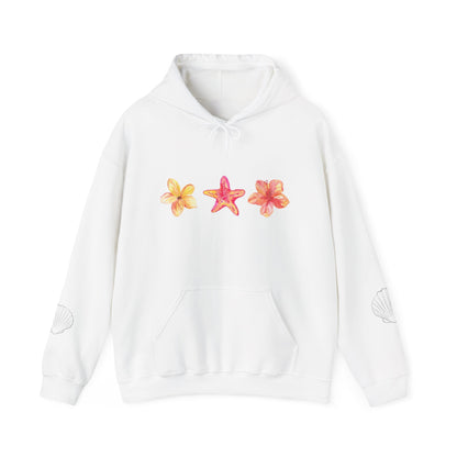 Sunkissed Hibiscus Flower Hoodie