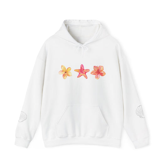 Sunkissed Hibiscus Flower Hoodie