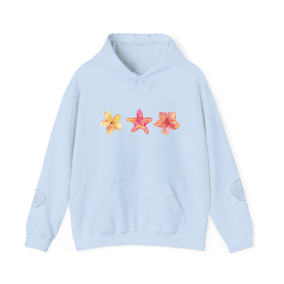 Sunkissed Hibiscus Flower Hoodie