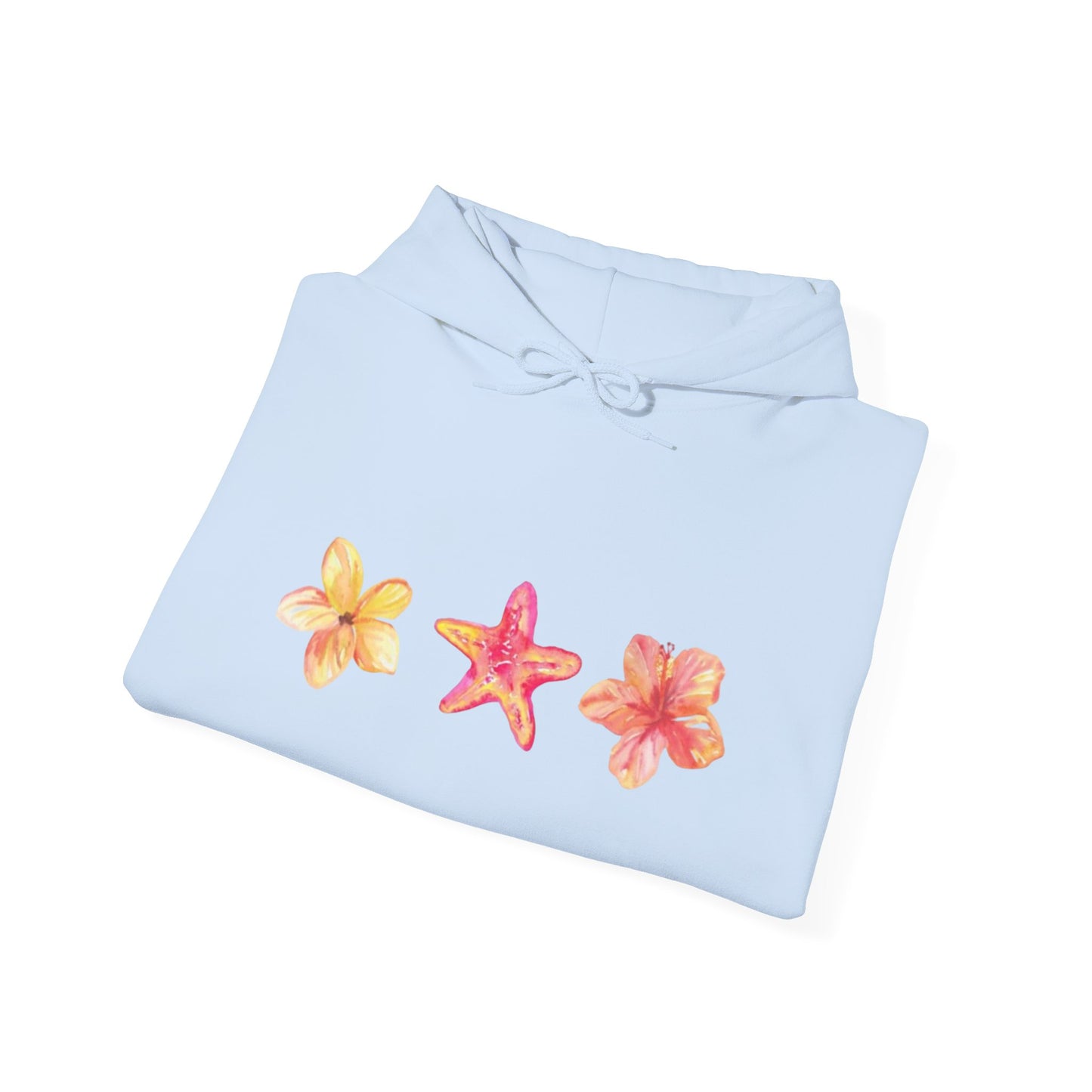 Sunkissed Hibiscus Flower Hoodie