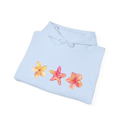 Sunkissed Hibiscus Flower Hoodie