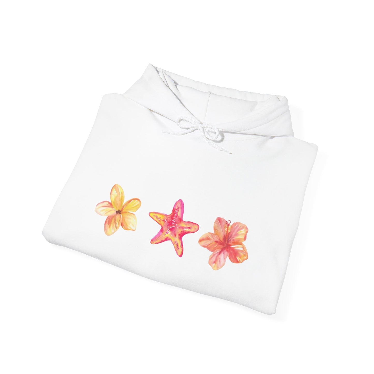 Sunkissed Hibiscus Flower Hoodie