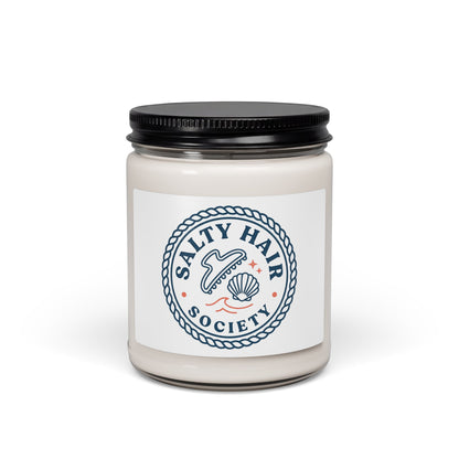 Salty Hair Society Candle | Soy Jar Candle, Coastal Summer Aesthetic